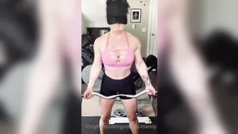 goddess-mand busty beauty takes off her underwear
