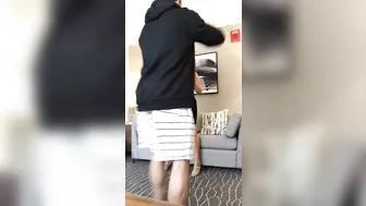 wydesyd girl with elastic milks having fun with sex toy