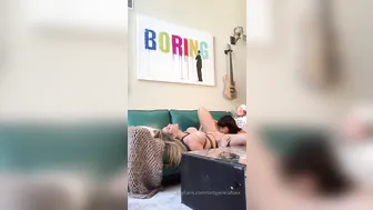 thejennafox gorgeous blonde caresses boobs