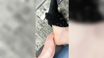 thecherryblond black-haired beauty pulls sex lips