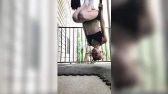 stacysin lustful mare fucks both holes