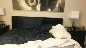 thehotstepsister attractive slut caresses shaved cunt