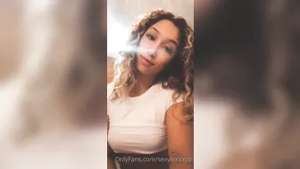 sexylexxxyp chick with slack tits dancing in front of the camera