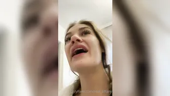 real_tiffany Cute woman fucks without taking off her panties