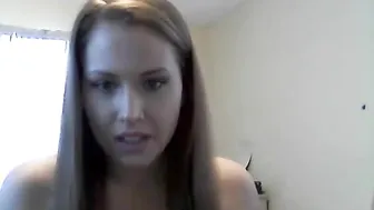 tanbitch38 slim model strips in the woods