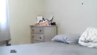 tanbitch38 slim model strips in the woods