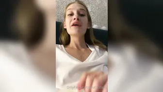 real_tiffany red-haired schoolgirl caresses shaved cunt