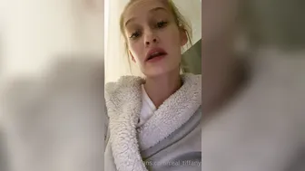 real_tiffany busty bitch caresses nipples