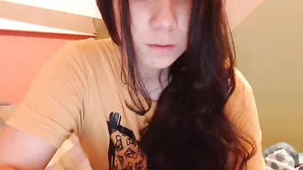 _mellie_ redhead babe with big tits masturbating cunt