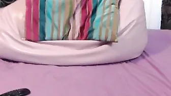 makemescreamm tiny in a mask caresses the vagina