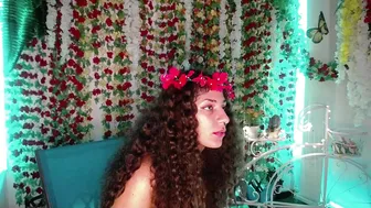 amy graceful devil cute consoles herself