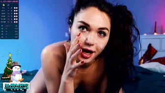 luxureart gorgeous chick licks phallus and pulls pussy