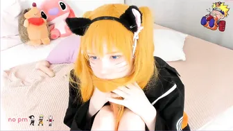 littlething88 cute blonde erotically posing in stockings