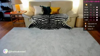 fruitcakebunny babe in stockings passionately masturbating cunt