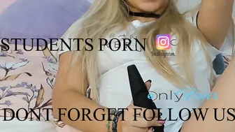 students_porn cute wench pulls vagina with phallus