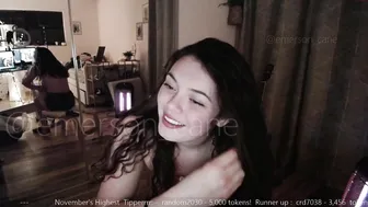 emersoncane cute slut jerking shaved cunt