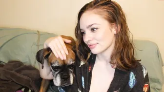 marymoody puts on bra bitch
