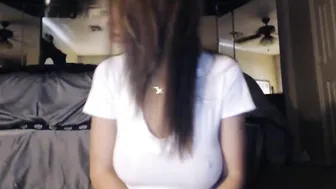 alannarack Naughty chick caresses vagina with fingers
