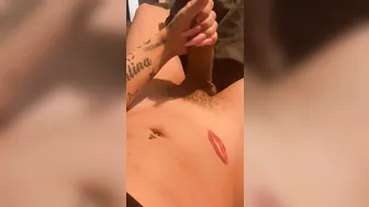 whitechinnaak dark haired chick masturbates with sex toy