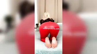 victoriahillova charming lady fucks herself with a rubber dick