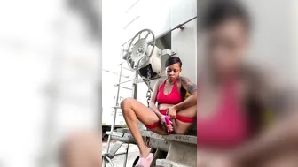 toriann sexy chick caresses pussy and nipples