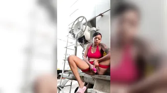 toriann sexy chick caresses pussy and nipples