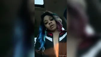 toriann busty brunette sucks dildo