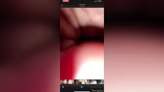 toriann and finally decided to jerk off her shaved pussy