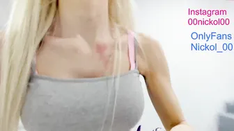 nickolll busty courage rides a dildo