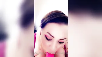 bunnydelacruz69 openwork blonde erotically moving in front of the camera
