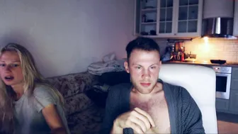 magic_couple13 chaturbate naughty brunette is petting natural tits