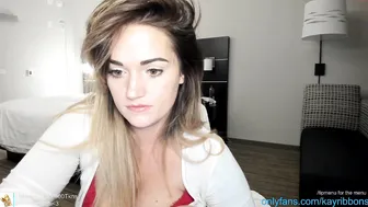 kayribbons chaturbate slim model strips in the woods