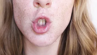 Littleredheadlisa teen black-haired chick talks coquettishly on camera