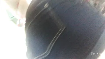 Eva Kay sexy babe caresses fingers