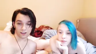 emocanadianscene naughty slut fucks herself with a phallus