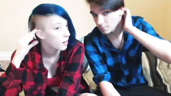 emocanadianscene wonderful mother pulls the cap with her fingers