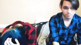 emocanadianscene wonderful mother pulls the cap with her fingers