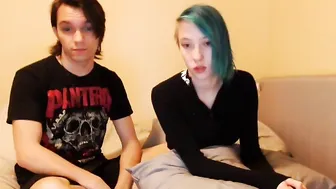 emocanadianscene adorable bitch riding a dildo