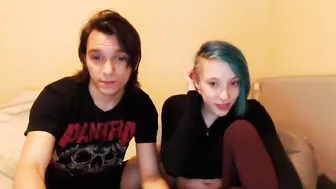 emocanadianscene adorable bitch riding a dildo