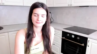 elaanna black-haired beauty inimitably caresses herself