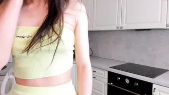 elaanna black-haired beauty inimitably caresses herself