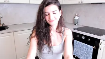 elaanna charming bitch caresses big tits