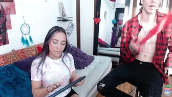 nirvana_and_pleyadiana naughty bitch shows pussy