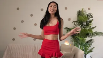 littlemiss_kira beautiful model caresses big tits