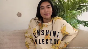 littlemiss_kira openwork blonde erotically moving in front of the camera