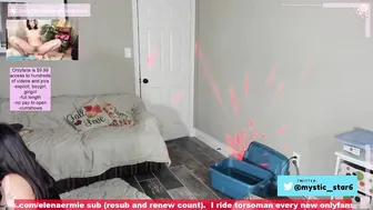 elena_ermie busty maiden posing in stockings