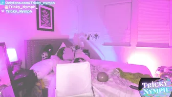 tricky_nymph caresses his magnificent body