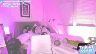 tricky_nymph caresses his magnificent body