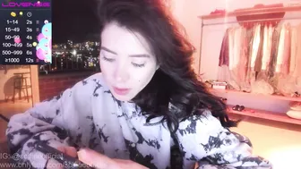 soifiee busty chick caresses shaved foil