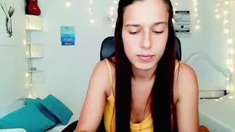 ohanna_ caresses pussy through panties